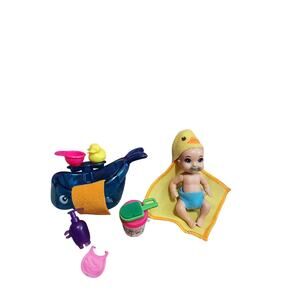 Barbie Skipper Babysitters Inc. Feeding and Bath-Time Playset